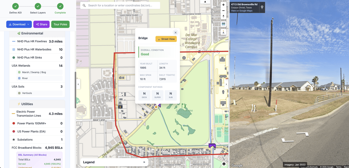 Airworks Pole Bridge BSL Details