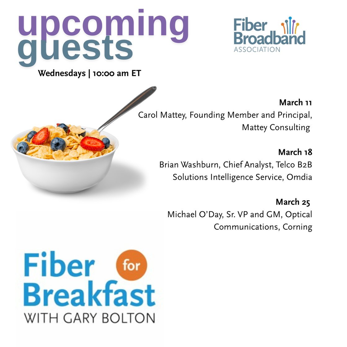 Upcoming FFB Guests 35